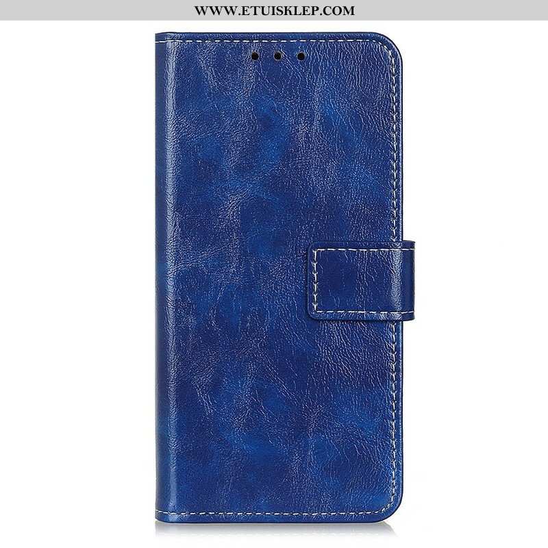 Etui Folio do Samsung Galaxy S21 5G Błyszczące I Widoczne Szwy